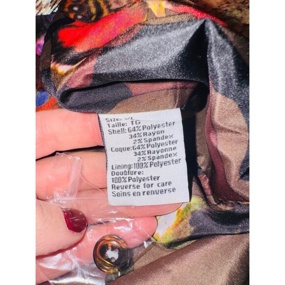 NWOT Paisley & Gray Eaton 5 Button Vest Skinny Fit Size XL Herringbone Moth Camo - Picture 7 of 8